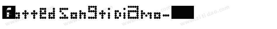 ●Dotted Songti Diamo字体转换